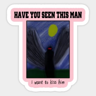 Have You Seen This Mothman Sticker